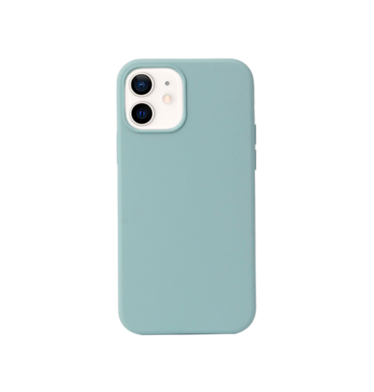 Iphone 12 Mini Delx Trade   Pastel Silikone Cover Moss Green