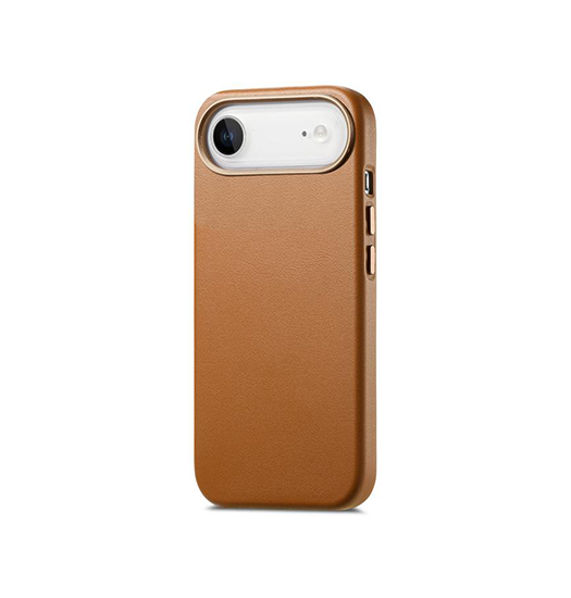 Iphone 17 Air Delx  Læder Cover Magsafe Kompatibel Brun