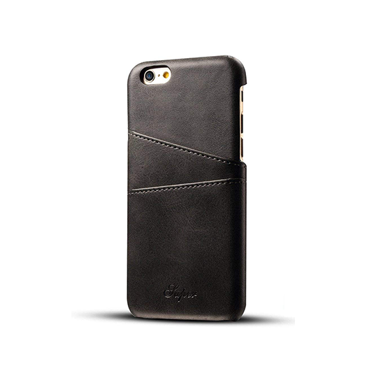 Iphone   6s   Design Trade  Læder Cover    Kortholder Sort