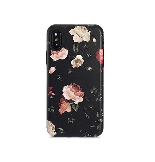 Iphone   Max Verdenatura Floral Flower Cover Dark Rose