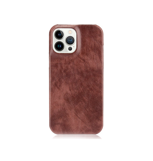 Iphone 13 Pro Lux Trade  Læder Bagside Cover Brun