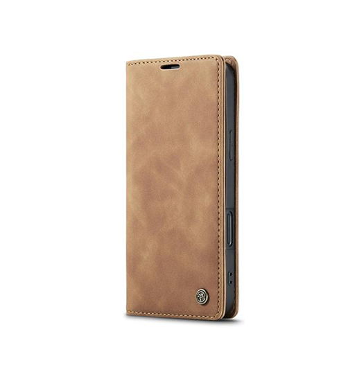 Iphone 17 Pro Max Caseme Trade  Noble Læder Etui   Pung Lysebrun