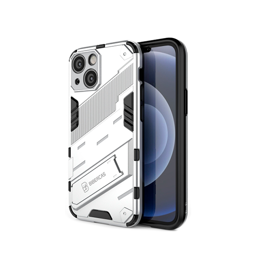 Iphone 13 Mini Eagle Trade  Prz Stødsikkert Cover    Kickstand Hvid