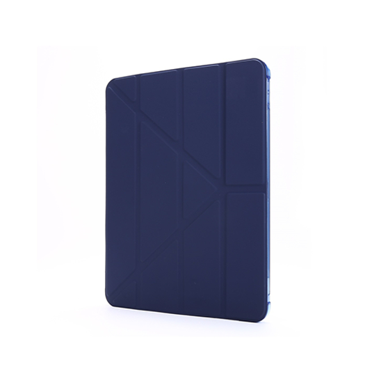 Ipad Pro 12   Quot   2020  Orgami Trifold Læder Cover    Stander Navy