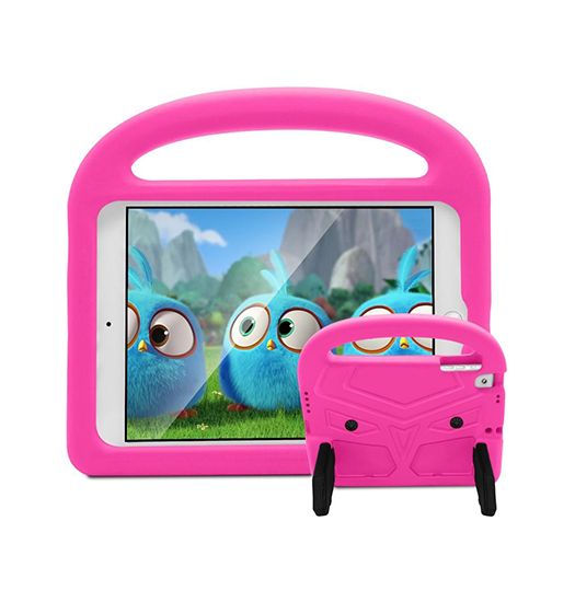 Ipad       Stødsikkert Børnecover    Håndtag   Stander Pink