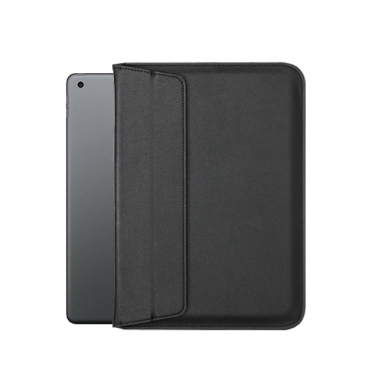 Ipad Pro 10   Quot   2017  Retro Diary Vegan Læder Sleeve Vintage Sort