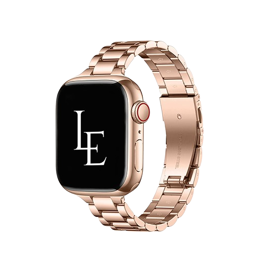 Apple Watch  38 40   41 42mm    Empiri Trade  Thin Stål Urlænke Rosegold
