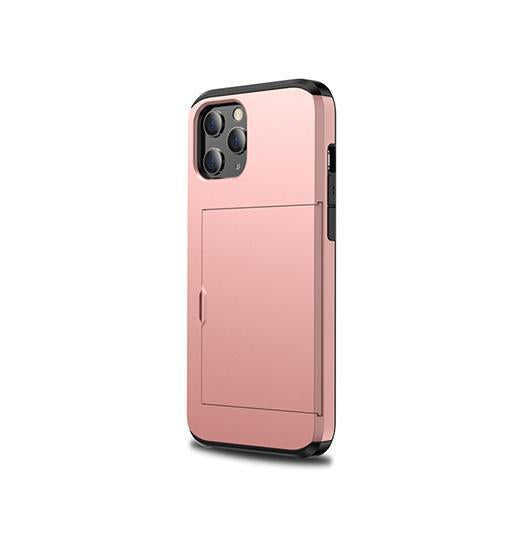 Iphone 11 Pro Max Deluxe Trade  Håndværker Cover    Kortholder Pink