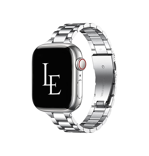 Apple Watch  38 40   41 42mm    Empiri Trade  Thin Stål Urlænke Sølv