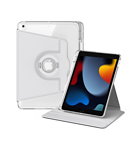 Ipad Air        Quot  2013 Akrylisk 360  Cover    Stander Lysegrå