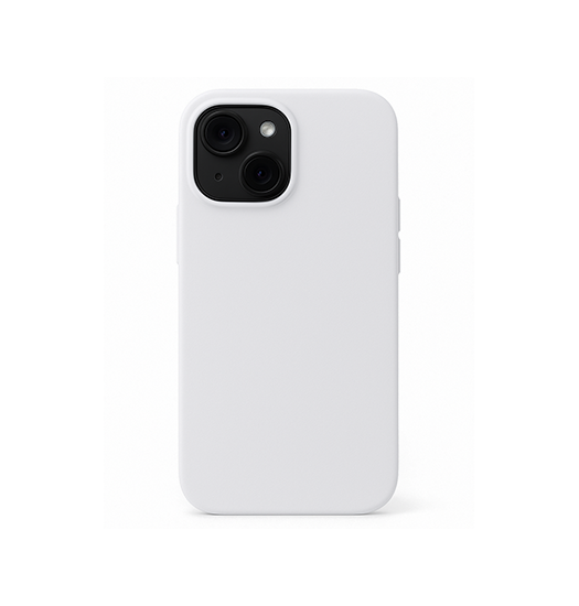 Iphone 13 Delx Trade  Pastel Silikone Cover Hvid Lysegrå