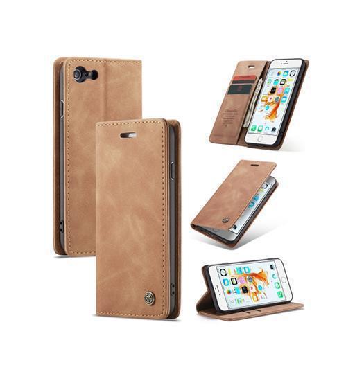 Iphone   6s Caseme Trade  Noble Læder Etui   Pung Brun