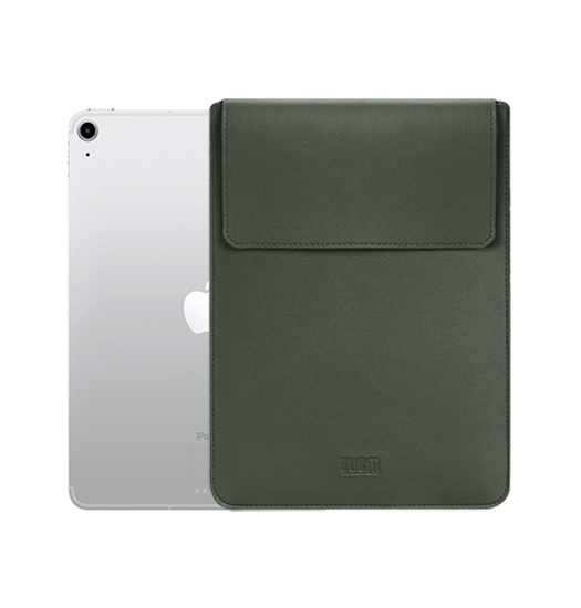 Ipad Pro 11 Quot   2018  Bubm  Vertigo Læder Sleeve   Cover Mørkegrøn