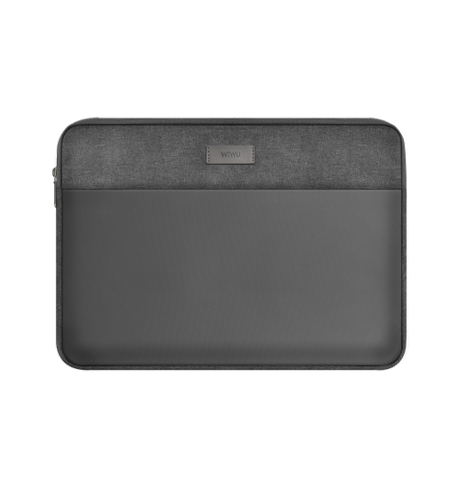Macbook Pro Air 15 Quot   Wiwu Trade  Minimalist Polyester Sleeve Grå