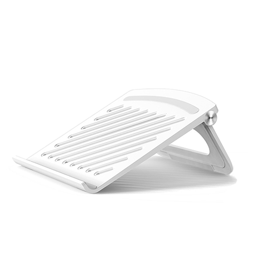 Pro Trade  Foldbar Stander Til Computer   Macbook Hvid