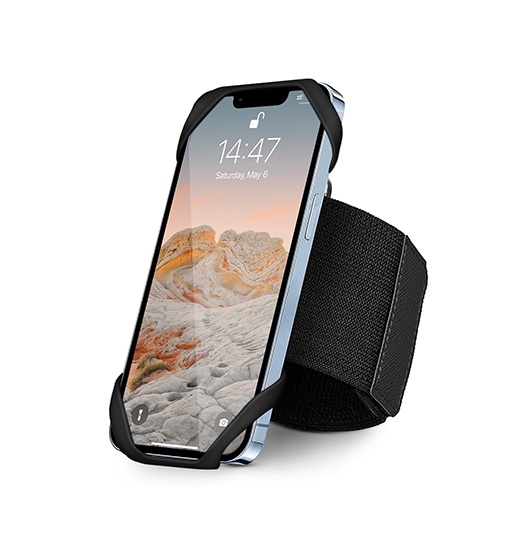 Iphone 13 Pro Fit4run Trade  Sports   Løbearmbånd Sort