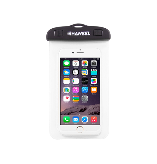 Iphone 15 Haweel Trade  Vandtæt Mobilpose Til Iphone Android Transparent