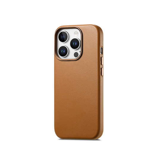 Iphone 16 Pro Delx  Læder Cover Magsafe Kompatibel Brun