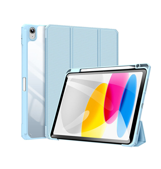 Ipad 11 Quot   2025    Ipad 10   Quot   2022  Dux Ducis Trade  Mesh Design Trifold Cover Blå