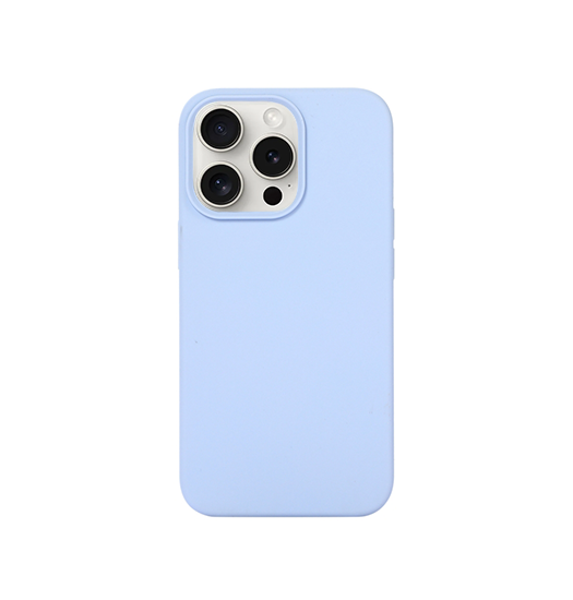 Iphone 14 Pro Max Delx Trade   Pastel Silikone Cover Mineral Blue