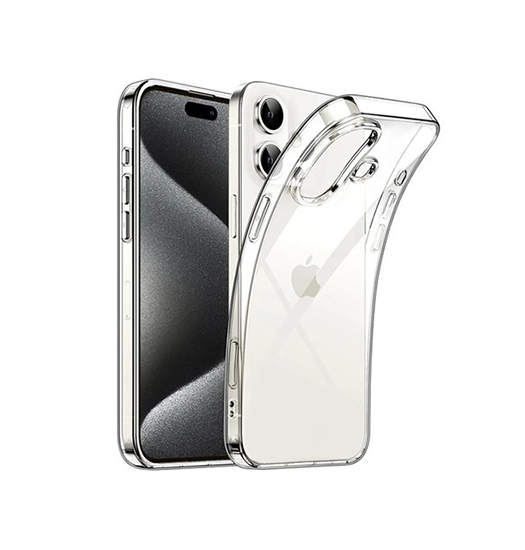 Iphone 16 Delx Trade  Ultra Silikone Cover Gennemsigtig