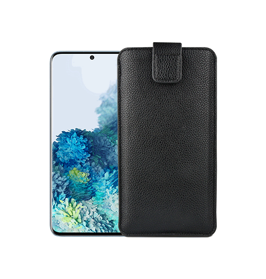 Samsung Galaxy S21  Verona Læder Sleeve    Lukning Black Onyx