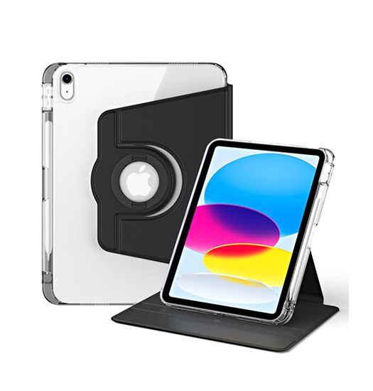 Ipad Air 11 Quot   2024 2025  Akrylisk 360  Cover    Stander Sort