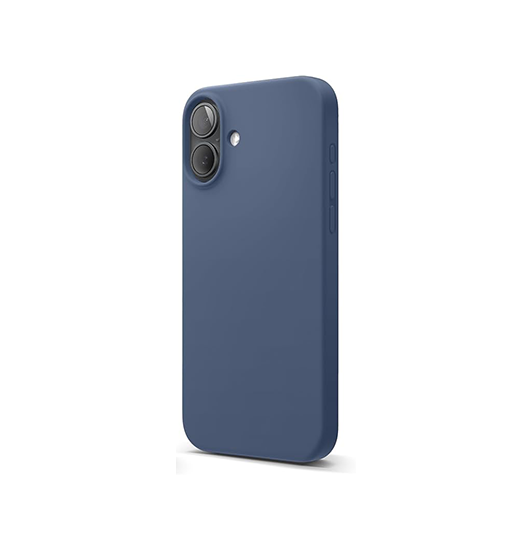 Iphone 16 Deluxe Trade  Soft Touch Silikone Cover Blå