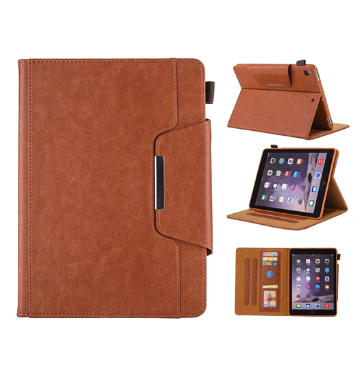 Ipad 10   Quot         2019 2020 2021  Verona Trade  Multietui ægte Læder Cover Brun