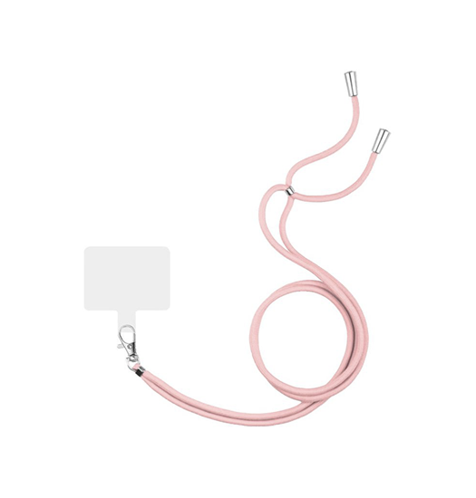 Nylon Snor   Strop Til Mobil   Iphone Pink