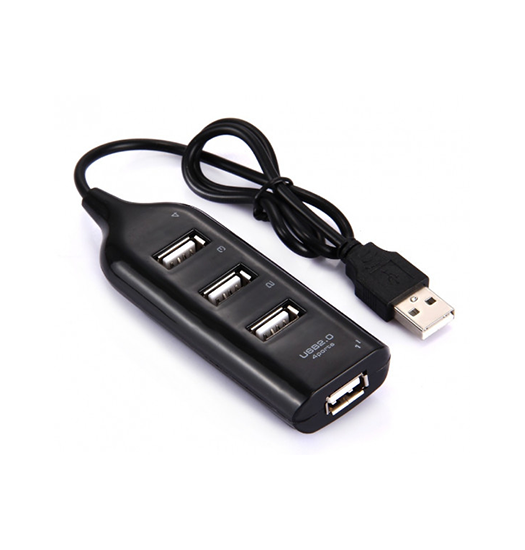 Usb-    Hub   Port Adapter Til Computer   Macbook Sort