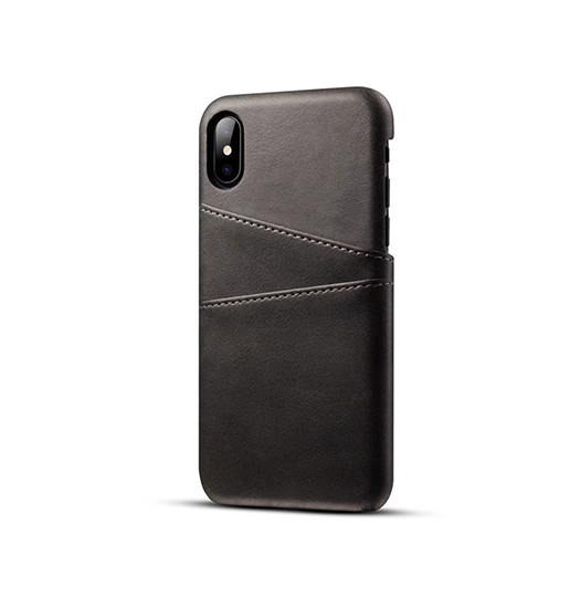Iphone       Design Trade  Læder Cover    Kortholder Sort