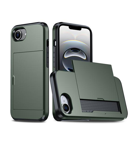 Iphone 16e Deluxe Trade  Håndværker Cover    Kortholder Army