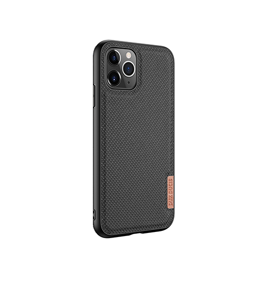 Iphone 11 Pro Max Dux Ducis  Luxe Cover Tekstil Design Sort