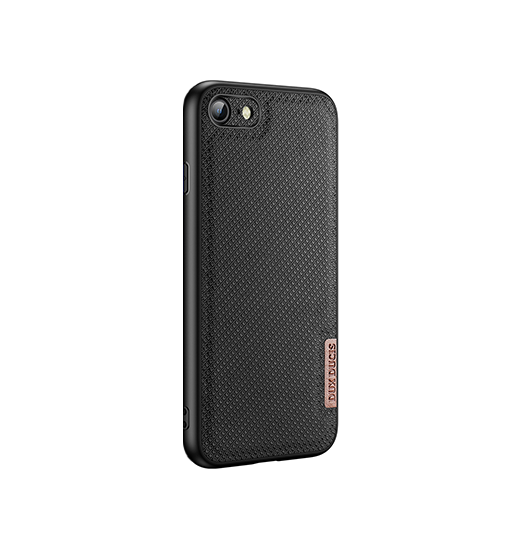 Iphone       2020 2022  Dux Ducis  Luxe Cover Tekstil Design Sort