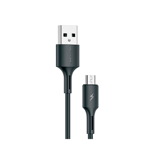 Wekome Trade    Usb-  Til Micro Usb Oplade   Data Kabel Sort   2m