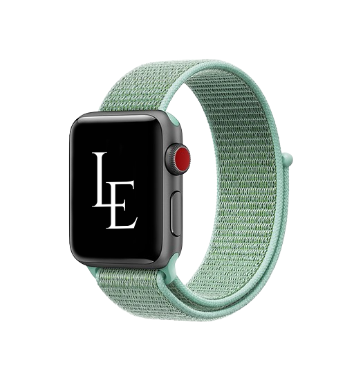 Apple Watch  42 44   45 46 49mm    Empiri Trade  Nylon Velcro Rem Grøn