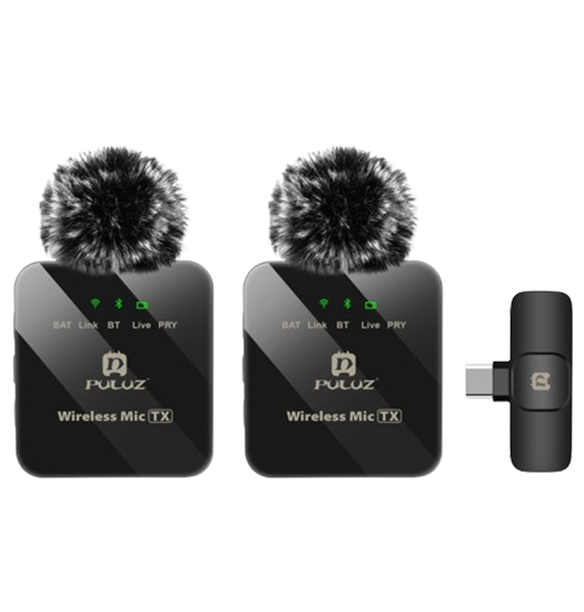 Professionel Trådløs Mikrofon Usb- Stk Puluz Trade