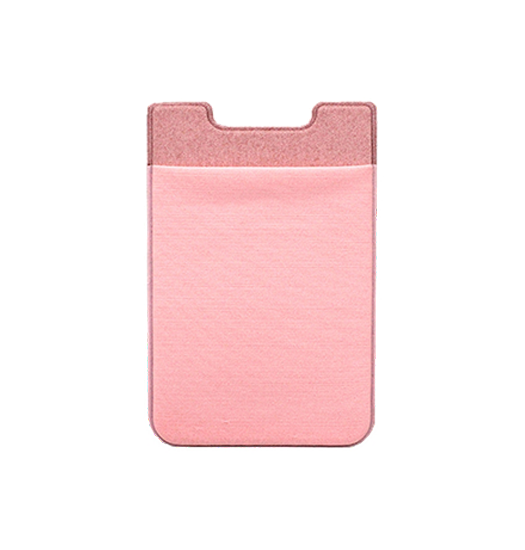 Nylon Pung Kreditkort Holder Stick   Rose Lyserød