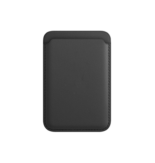 Læder Kortholder Til Iphone Magsafe Sort