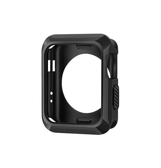 Apple Watch  38 40 41 42 44 45mm  Stødsikkert Armor Cover Sort