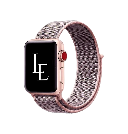 Apple Watch  38-40mm  Realike Nylon Urrem Armbånd Rose