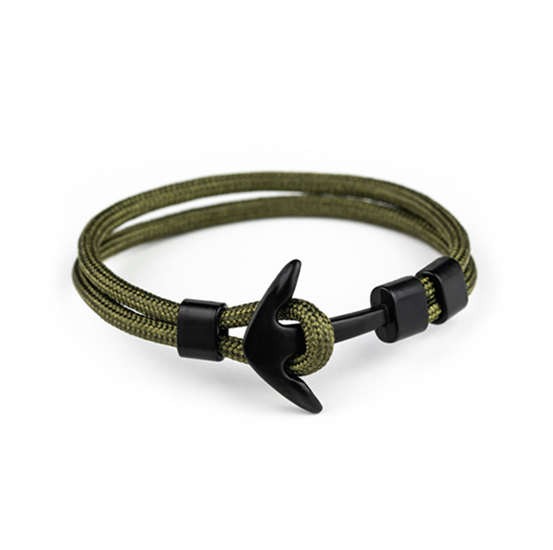 Deluxe Trade Nylon Anker Armbånd Onesize Green