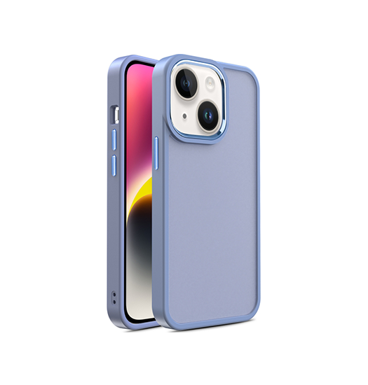 Iphone 14 Plus Viridian Trade  Pastel Silikone Cover Blå