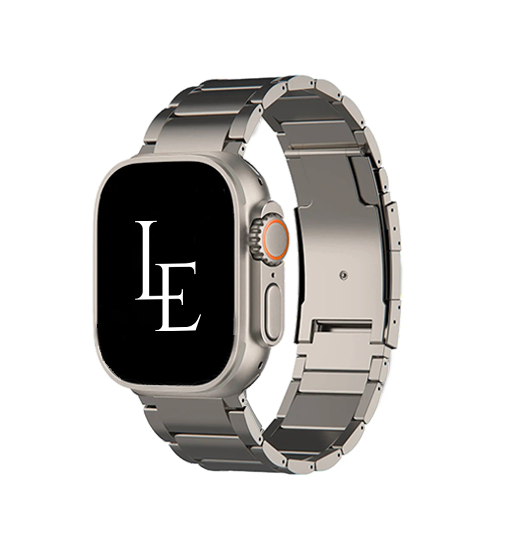 Apple Watch 42 44 45 46 49mm Empiri Trade X37 ægte Titanium Rem Natural