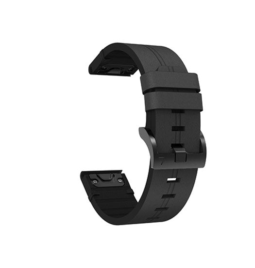 Garmin 22mm   Empiri Trade  Stocky Læder Rem Sort