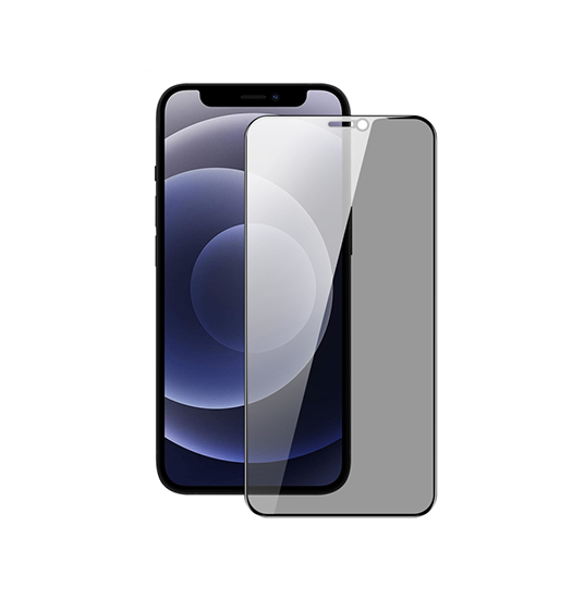 Iphone 12 Mini Delx Trade  Privacy Beskyttelsesglas  Hærdet Glas