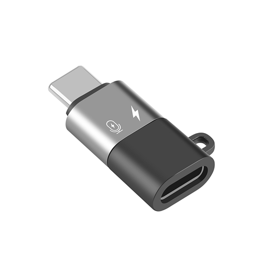 Usb-  Til Lightning Hun Adapter Sort Grå