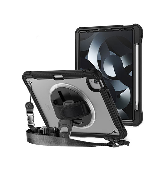 Ipad Air      2020 2022  360  Heavy-duty Håndværker Cover Sort