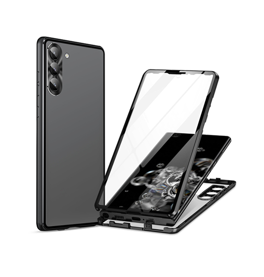 Samsung Galaxy S24 Plus Magguard Trade  360 Magnetisk Cover    Hærdet Glas